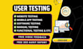 user testing and review website or app with video feedback