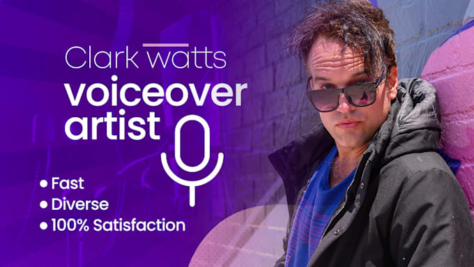record a deep, natural male voice over