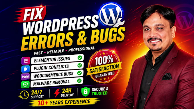 fix wordpress issues, errors, bugs and plugin conflicts fast
