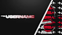 create animated liquid stream overlay pack red style for twitch