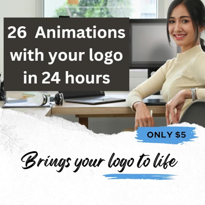 create 26 logo intro videos in 24 hours