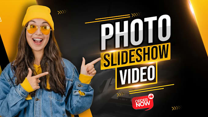 Hot Deals! I will create wedding, birthday, memorial photo slideshow video  for $20