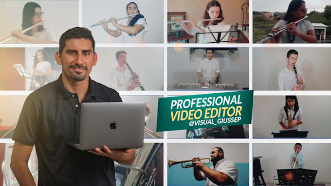 create edit your virtual music video, choir, band