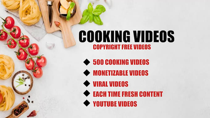 create copyright free cooking videos for youtube