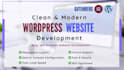 do clean and modern wordpress web, wordpress website