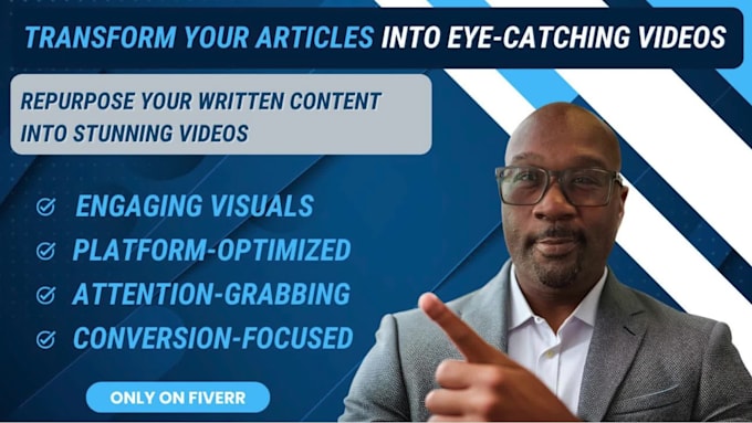convert your blog post into an engaging video