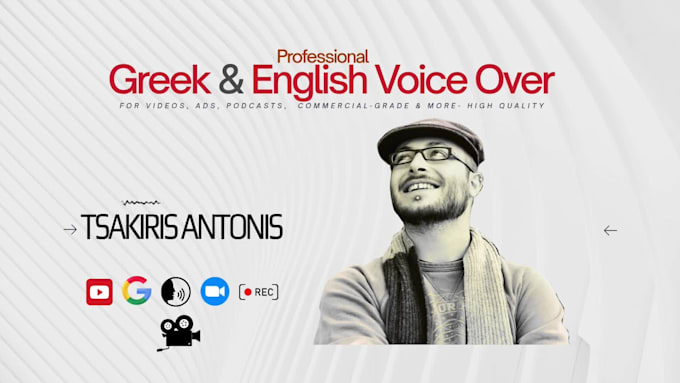 do professional voice over for ads and videos, fast delivery