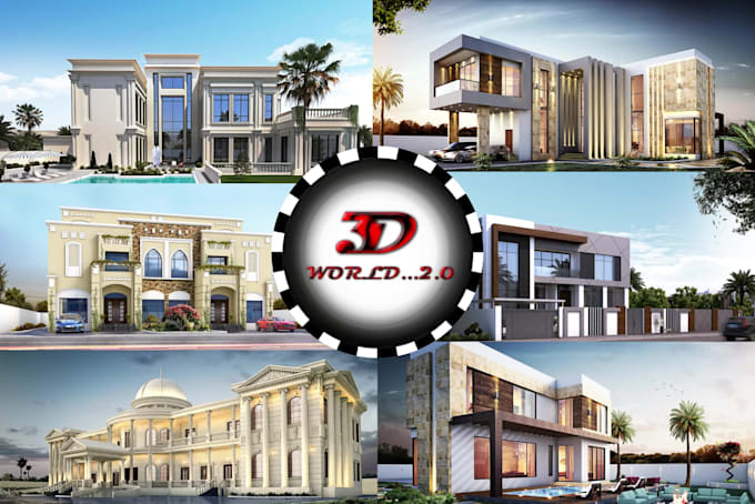 3d architectural design, 3d modelling, 3d rendering, 3d visualisation