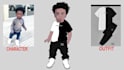 create 2d cartoon characters in separate layers