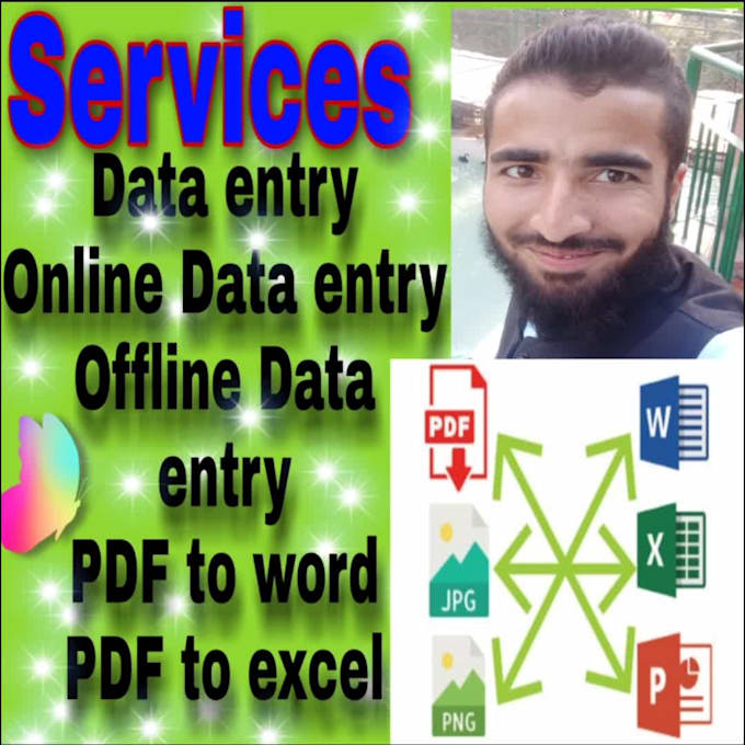 Do data typing word typing file conversion data collection by Umair882