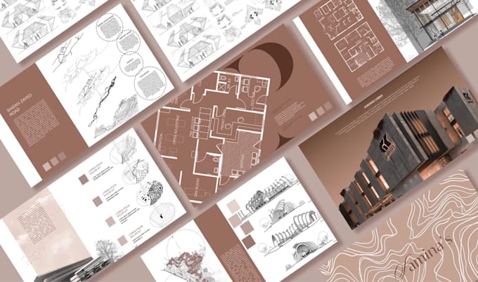 create your portfolio, architecture presentation, panels and conceptual diagrams