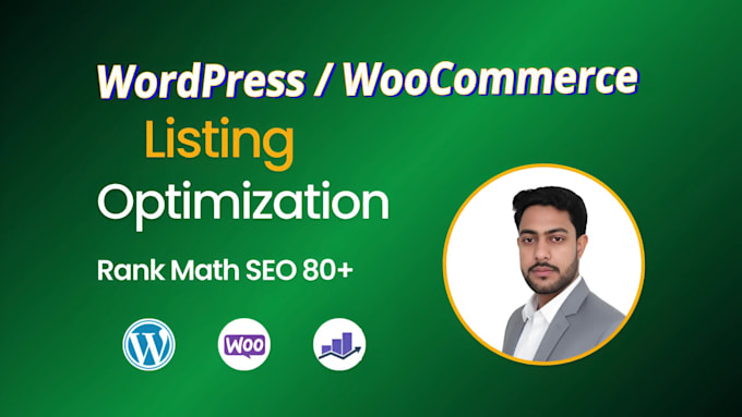 do woocommerce listing optimization and wordpress listing optimization