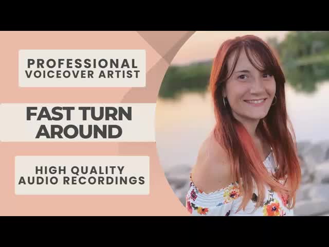 record your female voiceover