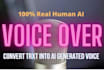 create real human like ai voice over text to speech