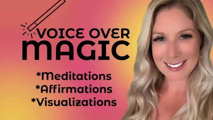 record your female voice over for meditation and affirmations