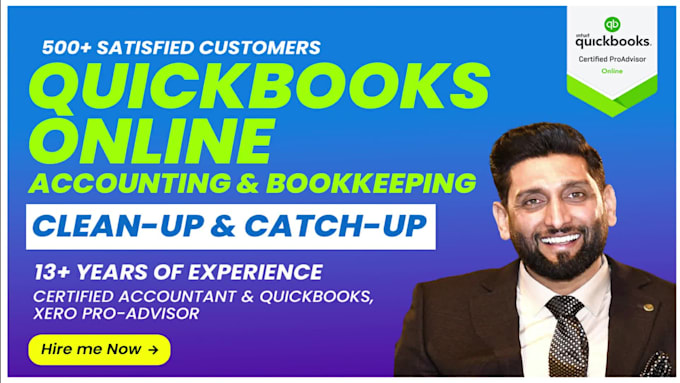 do quickbooks online accounting, bookkeeping, and cleanup