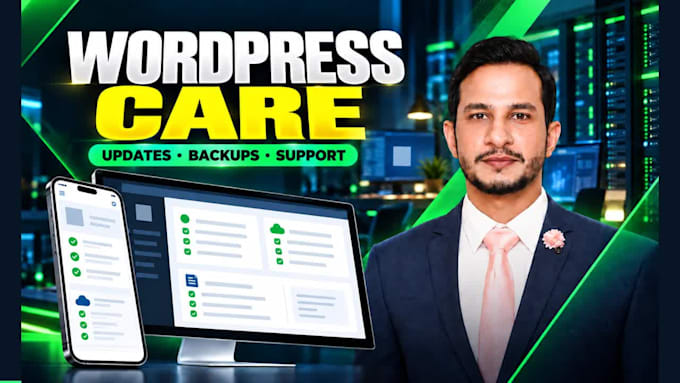 maintain your wordpress website with monthly care