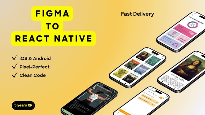 convert your figma to pixel perfect react native UI fast