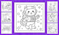 draw bold and simple coloring pages