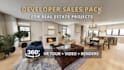 create developer marketing visuals with 360 VR tour and renders