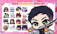 create custom animated twitch emote for vtuber in bulk