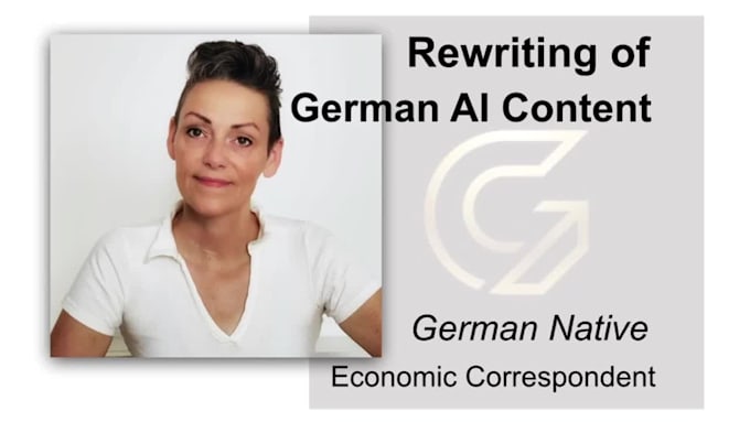 copy edit and revise german ai content, fast delivery