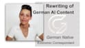 copy edit and revise german ai content, fast delivery