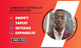 setup linkedin automation outreach on dripify expandi skylead ai post on taplio