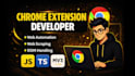 create develop build a custom google chrome extension for automation