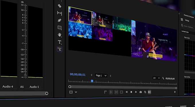 sync and edit multi camera videos for concerts and events