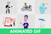 create awesome loop animated gifs for web and social media
