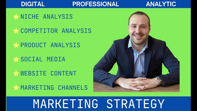create a comprehensive online marketing business strategy