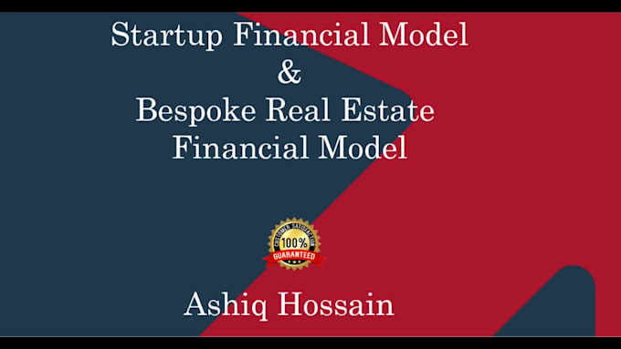 prepare startup business plan or financial model