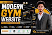 develop a modern gym and fitness website