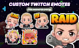 create twitch emotes, sub badges, and animated emotes