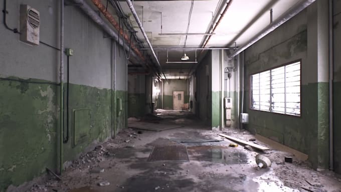 do unreal engine 3d realistic environment for game, virtual production and film