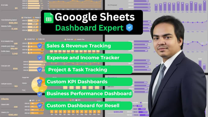 create a google sheets dashboard and automated report