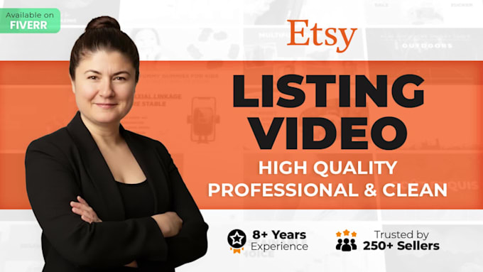 create high quality etsy listing video for your product