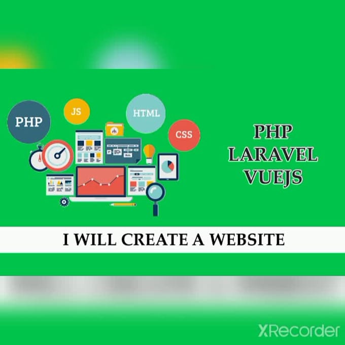Create a website as per your requirement by using php laravel vue js ...
