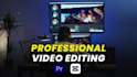 do professional video editing