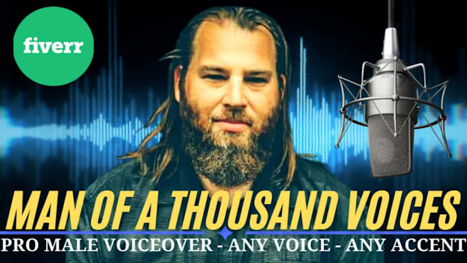 record your voice over male audiobook narration