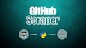 scrape data of github website