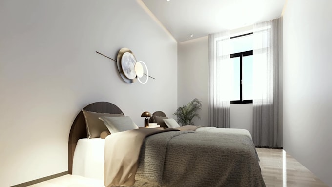 create interior design, boho livingroom rendering, 3d bedroom, kitchen remodel