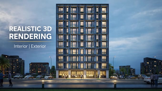 do sketchup 3d modelling, interior design and realistic 3d rendering