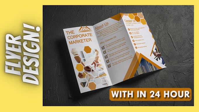 design professional flyer,brochure and company profile