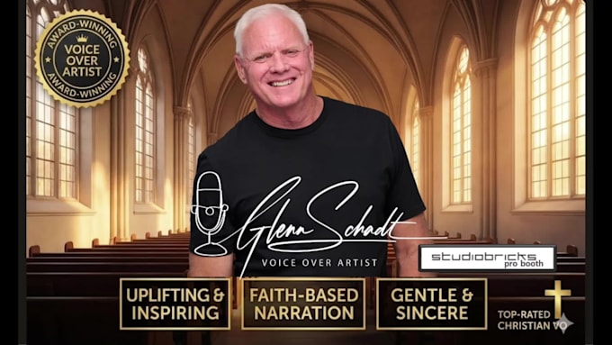 record a warm, authoritative christian voice over