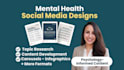 create engaging mental health social media designs