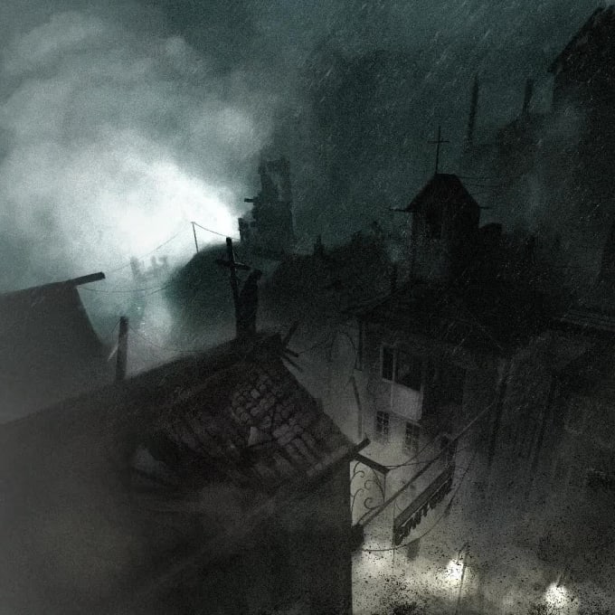 Create atmospheric environment art, horror scenes, fantasy by Day_july ...