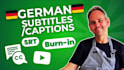 create professional german subtitles and captions