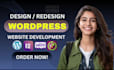 build, design, develop, redesign or customize a wordpress website or blog